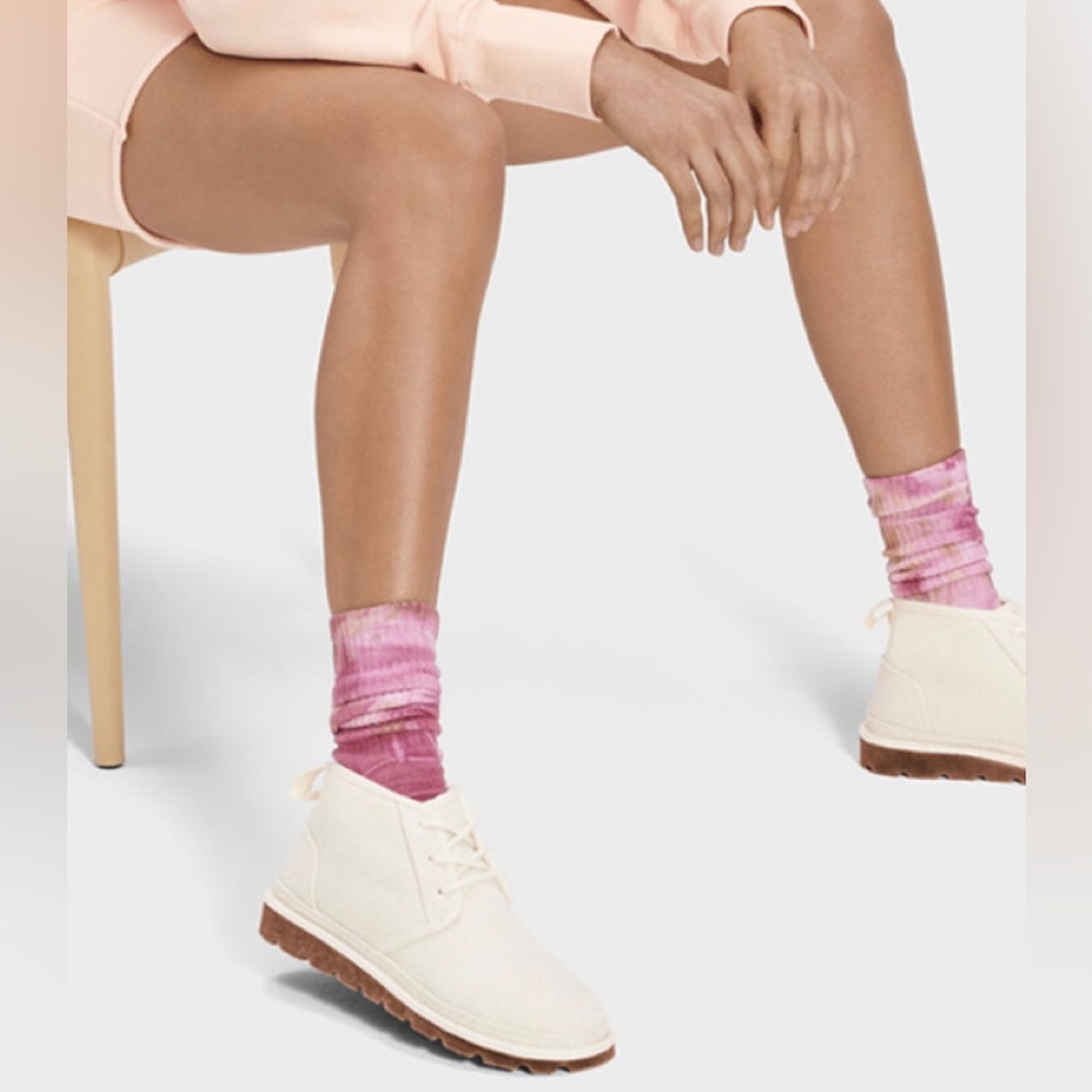UGG Neumel Natural Canvas Boots